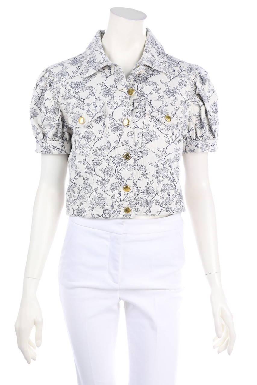 MOSCHINO JEANS - Jacket, Jacquard with floral print - D 38