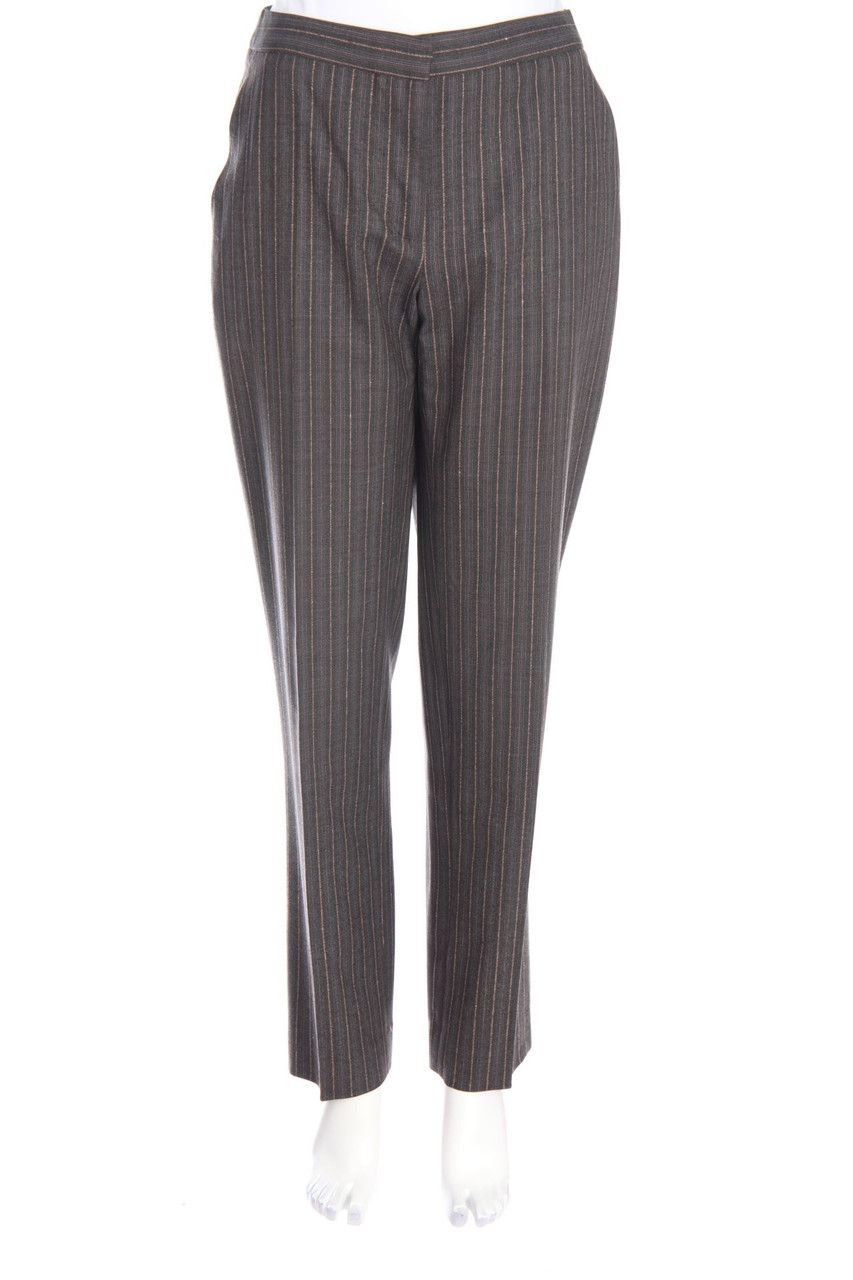 Max Mara - Hose aus Woll-Mix mit Streifen - D 40