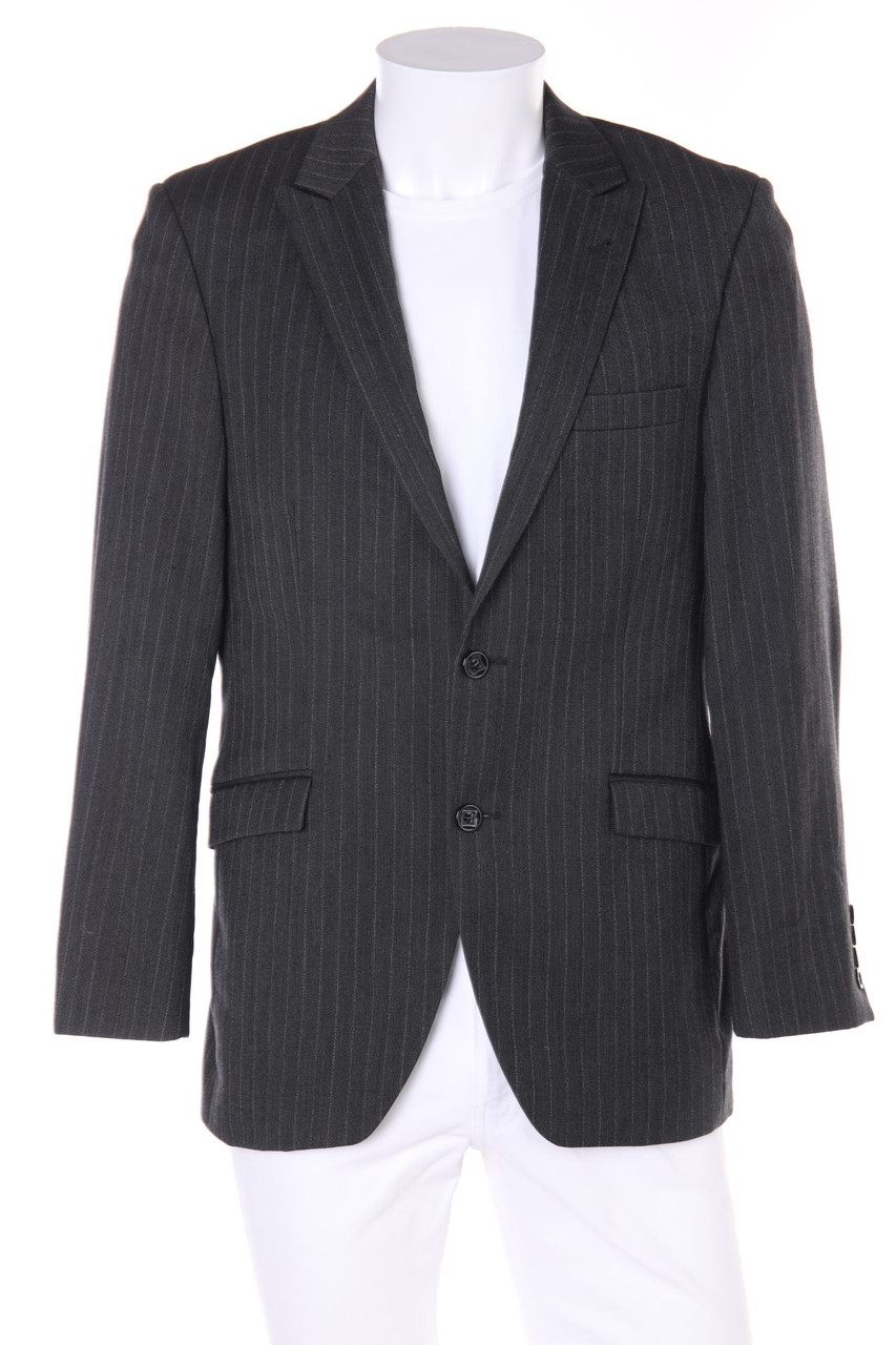 paul kehl - Schurwoll-Sakko mit Nadelstreifen - 48