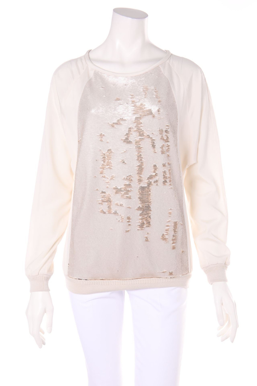 RENÉ LEZARD - Blouse with Turn Sequins - D 38