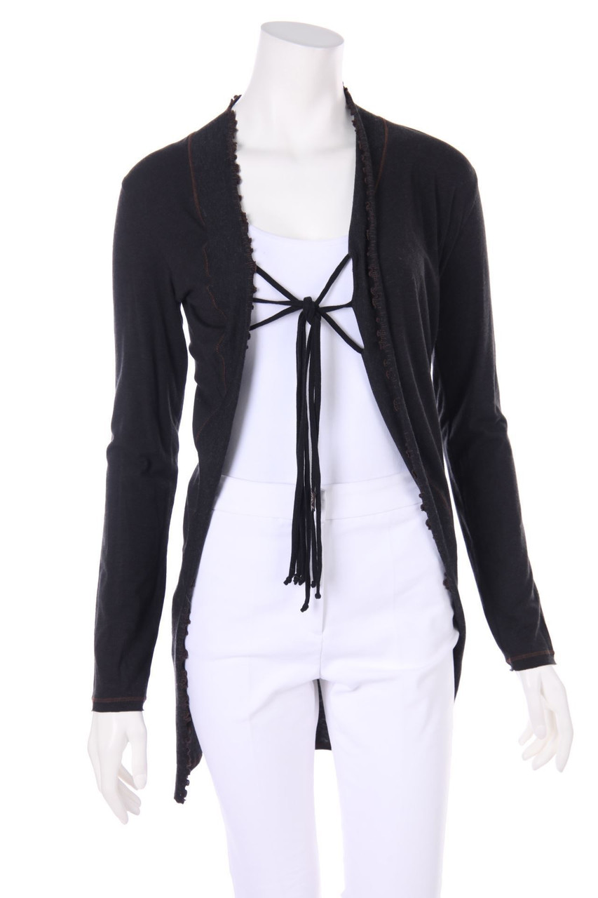 cop.copine - Jersey-Cardigan mit Wolle - D 34