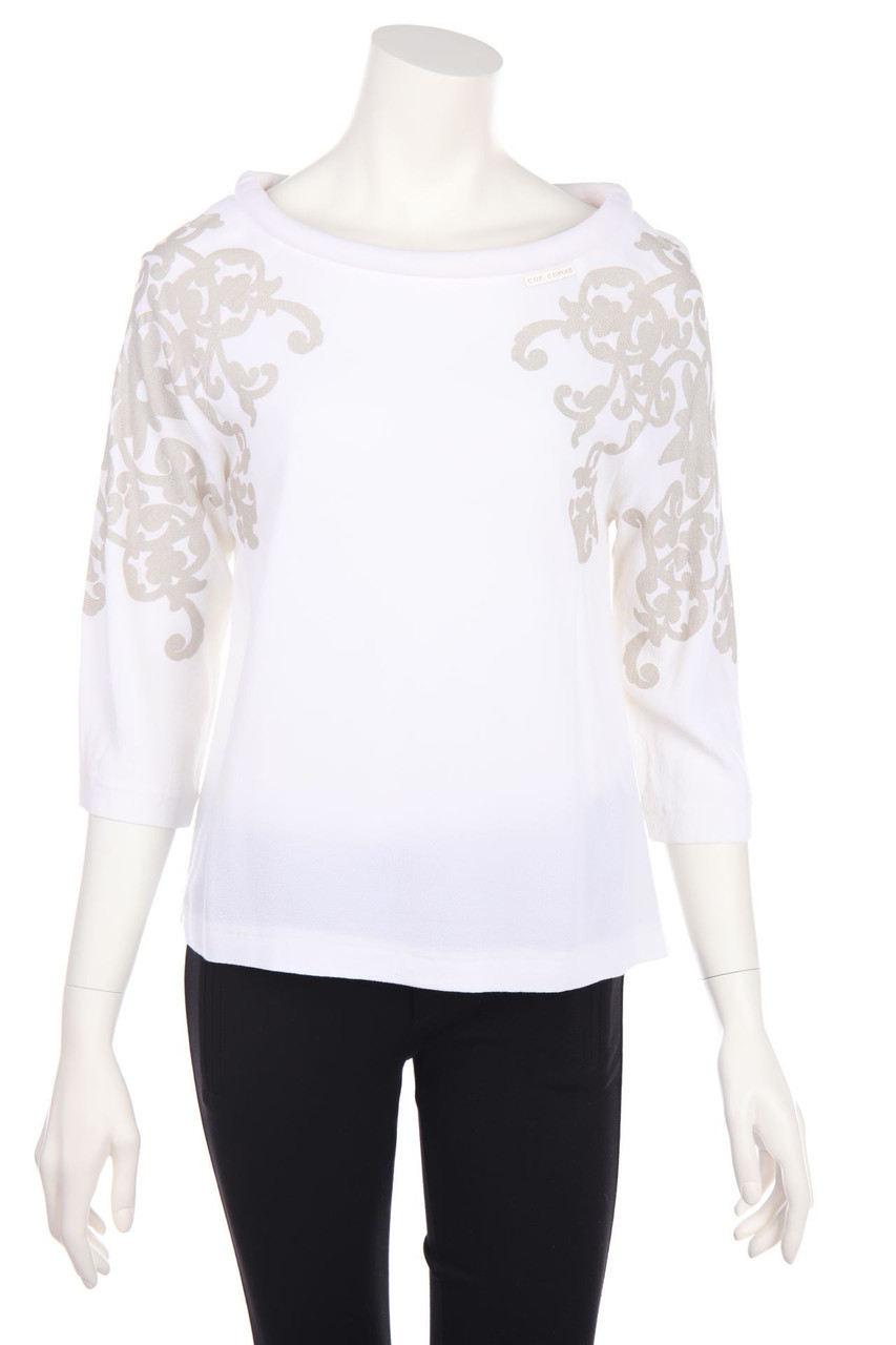 cop.copine - Blouse with 3/4 Sleeve with floral print - D 36