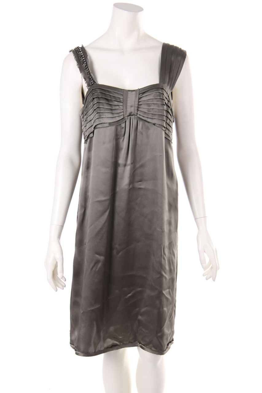 MAX&Co. - Silk Evening Dress with Jewelry Stones - D 42