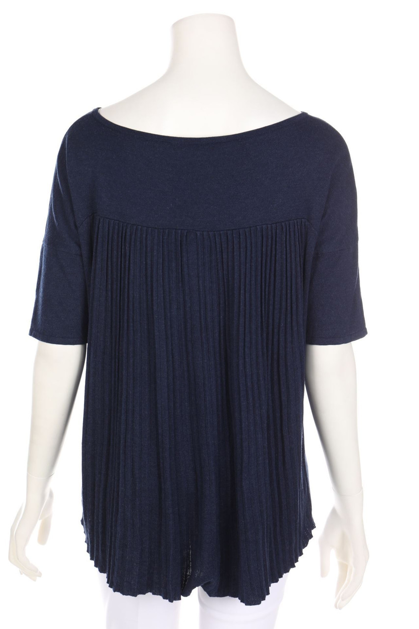 Max Mara WEEKEND - Plissee-Strick-Pullover mit Biesen - M