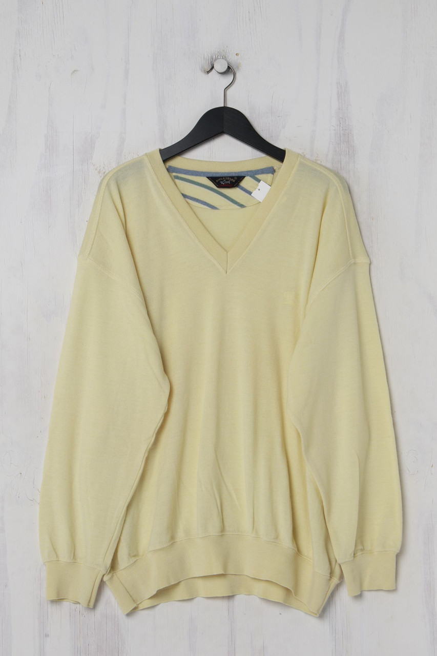PAUL & SHARK - Schurwoll-Pullover mit V-Neck - XXL