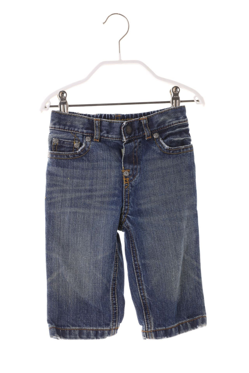 POLO RALPH LAUREN - Used Look-jeans, Cotton with Logo Patch - 74