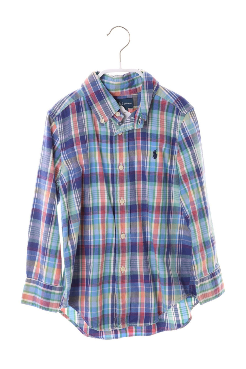 RALPH LAUREN - Cotton shirt with Logo-Stitching - 110