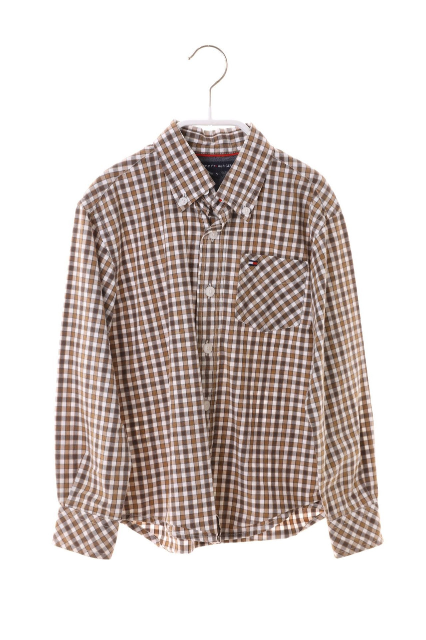 TOMMY HILFIGER - shirt, Cotton with Logo-Stitching - 104