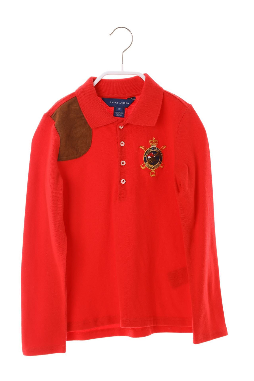 RALPH LAUREN - polo shirt with Logo-Stitching - 116