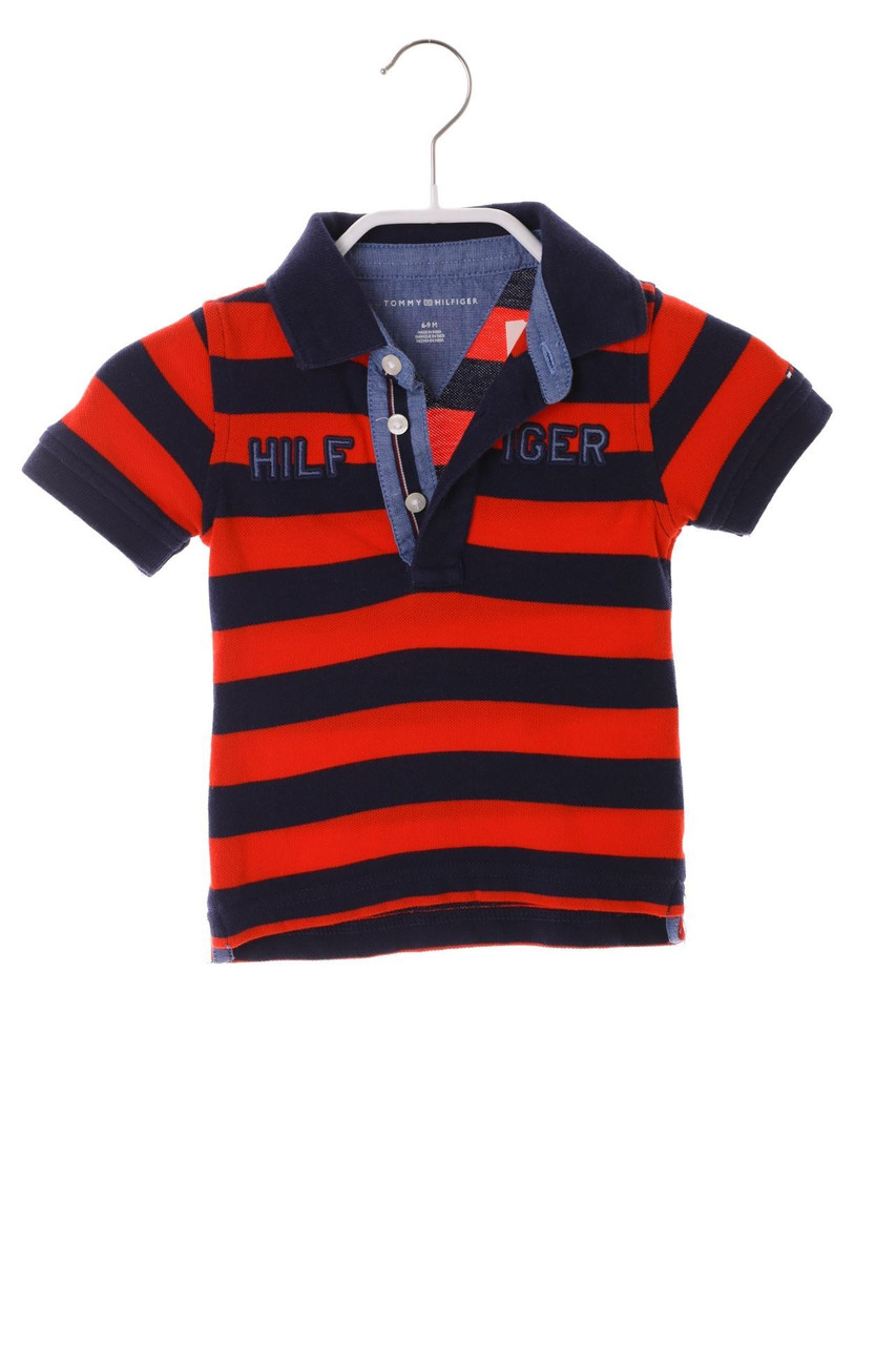 TOMMY HILFIGER - Cotton polo shirt with Stripes - 68