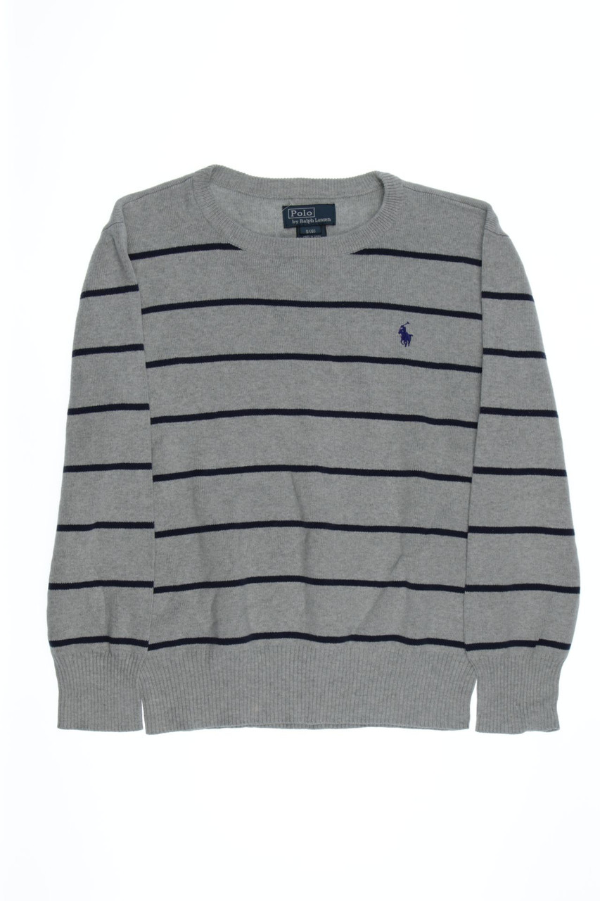 POLO RALPH LAUREN - pullover, Cotton with Logo-Stitching - 128