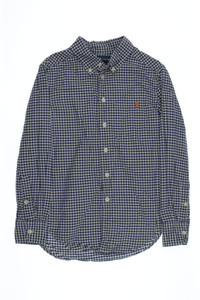 RALPH LAUREN - shirt, Cotton with Logo-Stitching - 128