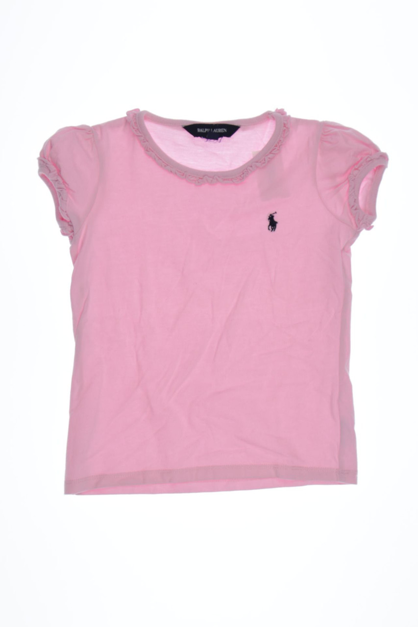 RALPH LAUREN - T-Shirt with Logo-Stitching - 104