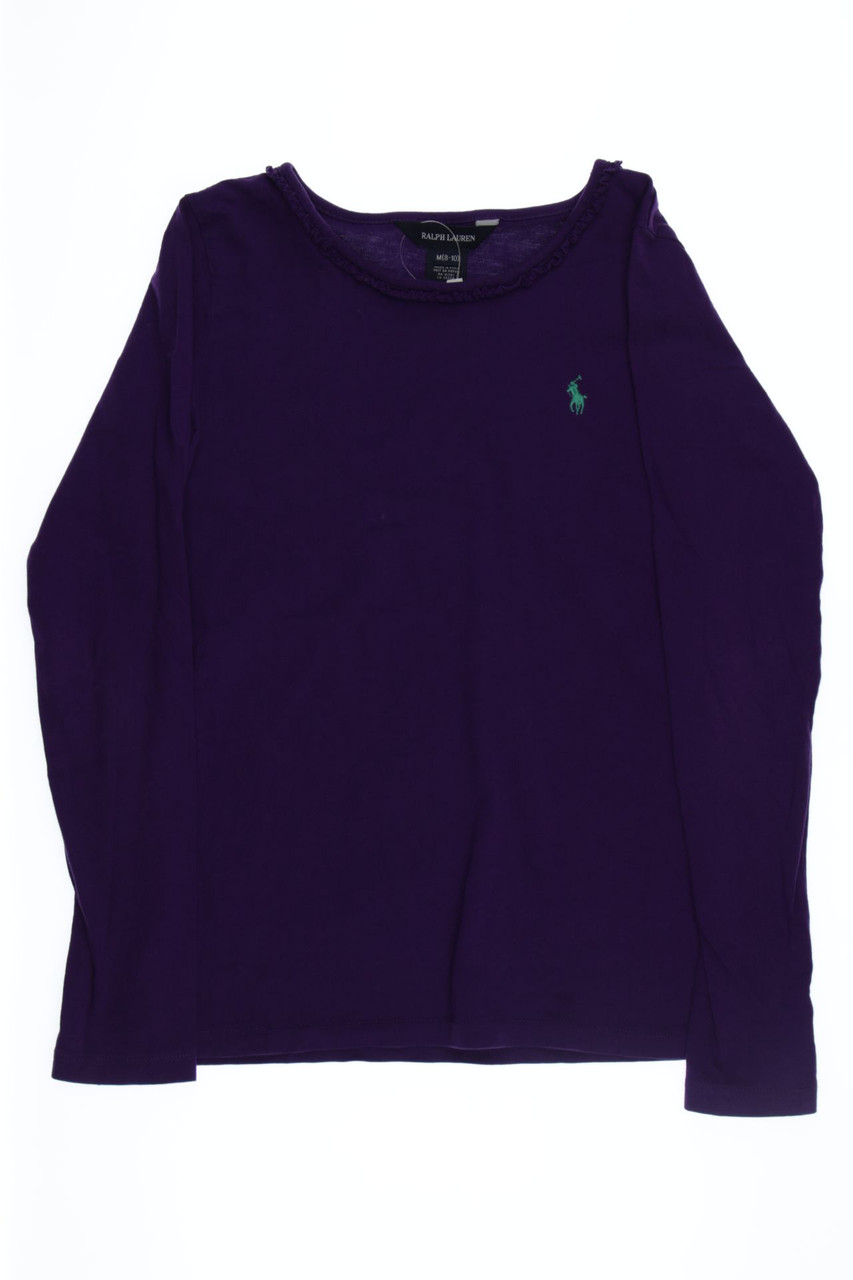 RALPH LAUREN - T-Shirt, Cotton with Logo-Stitching - 128
