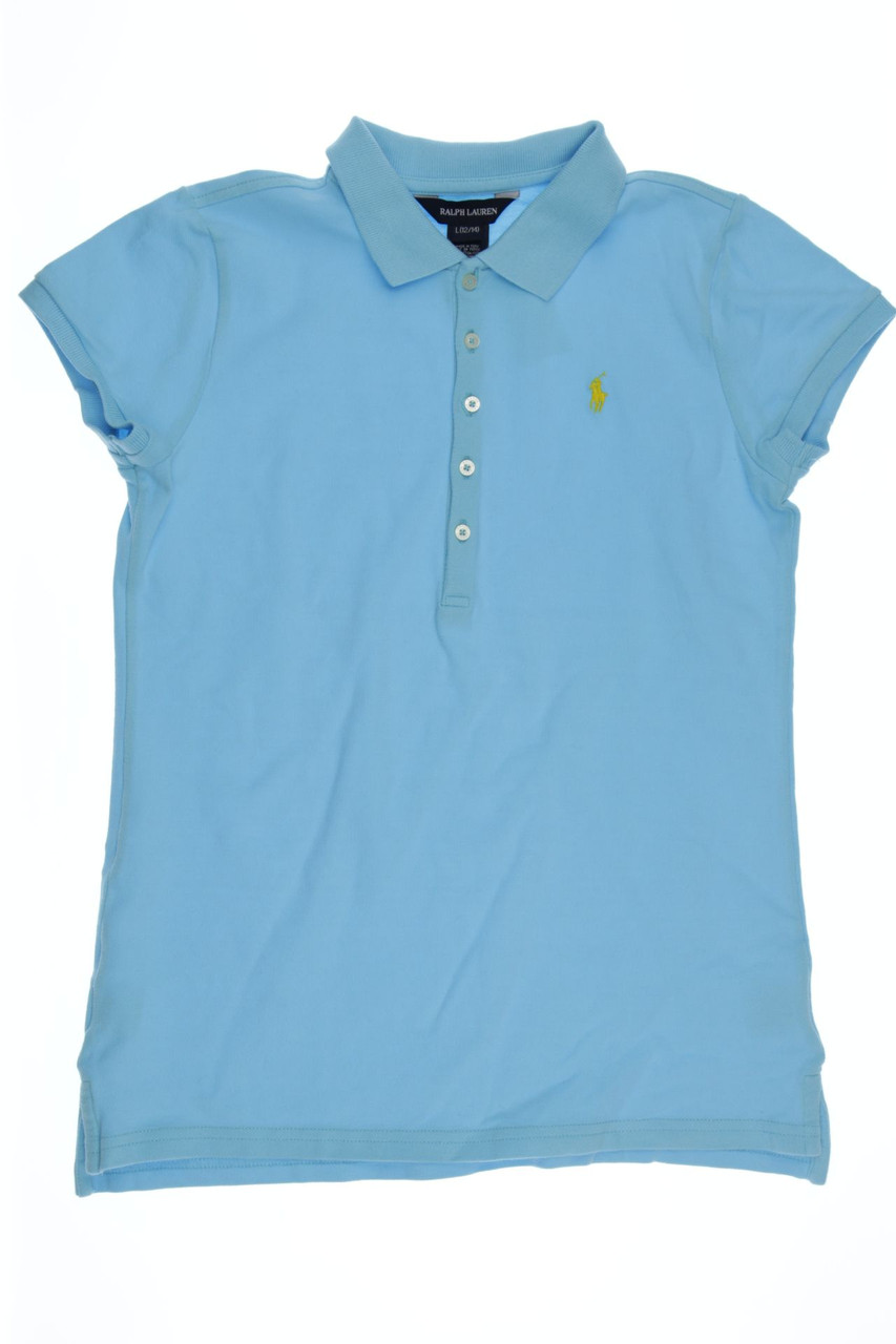 RALPH LAUREN - polo shirt, Cotton with Logo-Stitching - 152