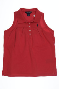 RALPH LAUREN - Top aus Baumwolle mit Logo-Stickerei - 152