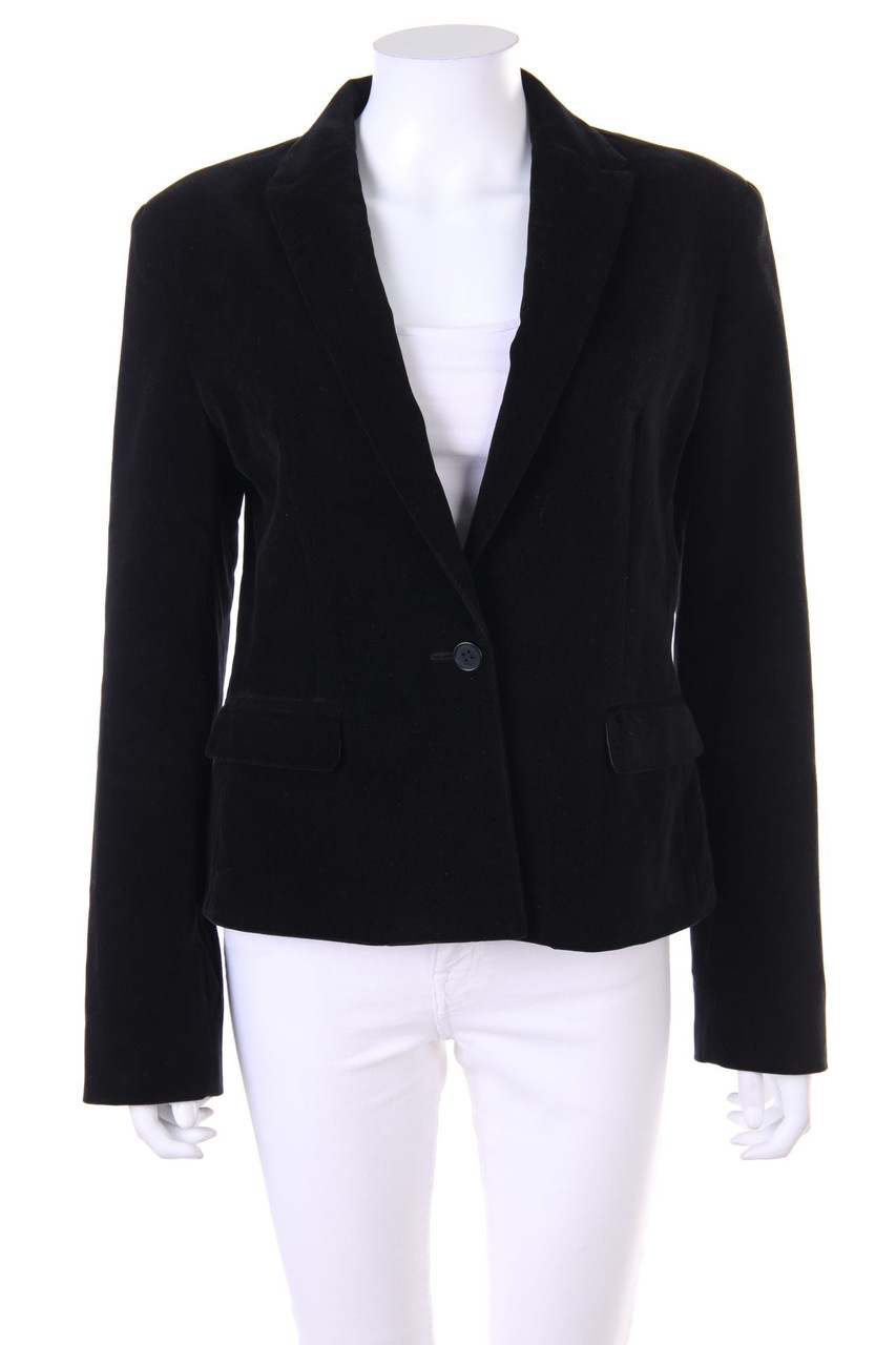 CK Calvin Klein - Samt-Blazer mit Logo-Knöpfen - D 46