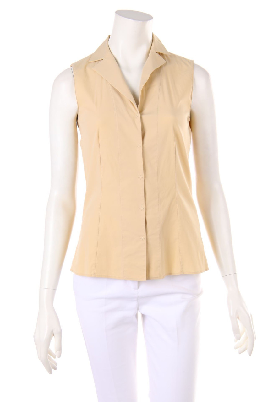 AKRIS - Blusentop aus Baumwoll-Mix - D 36