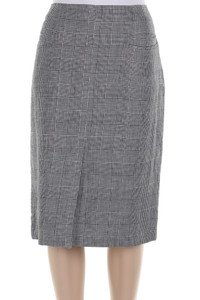 Max Mara puro Lino - Skirt, Linen with Slit - D 42