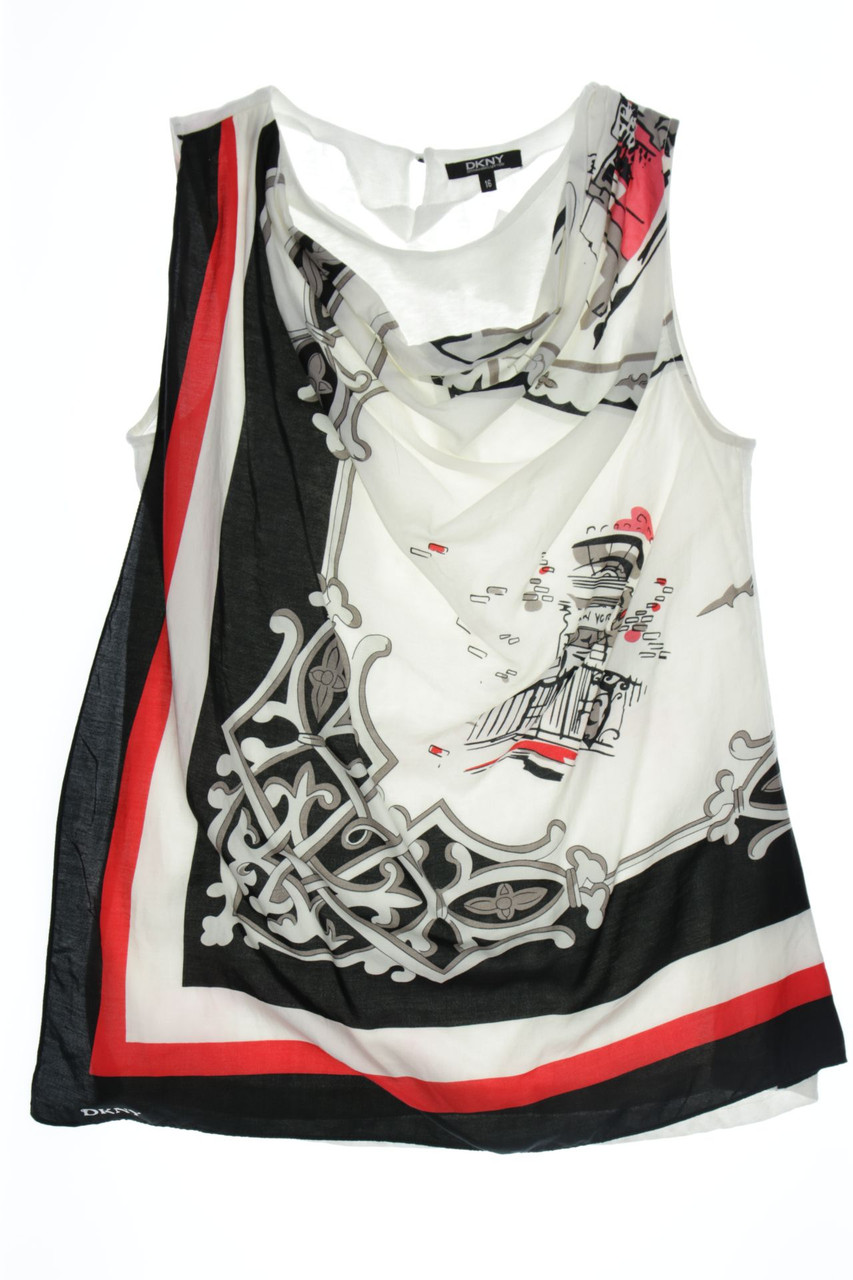 DKNY DONNA KARAN NEW YORK - Print-top, Silk-blend - 164