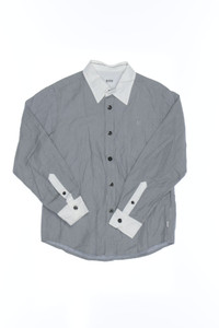 BOSS HUGO BOSS - Stripe shirt, Cotton with Logo-Stitching - 128