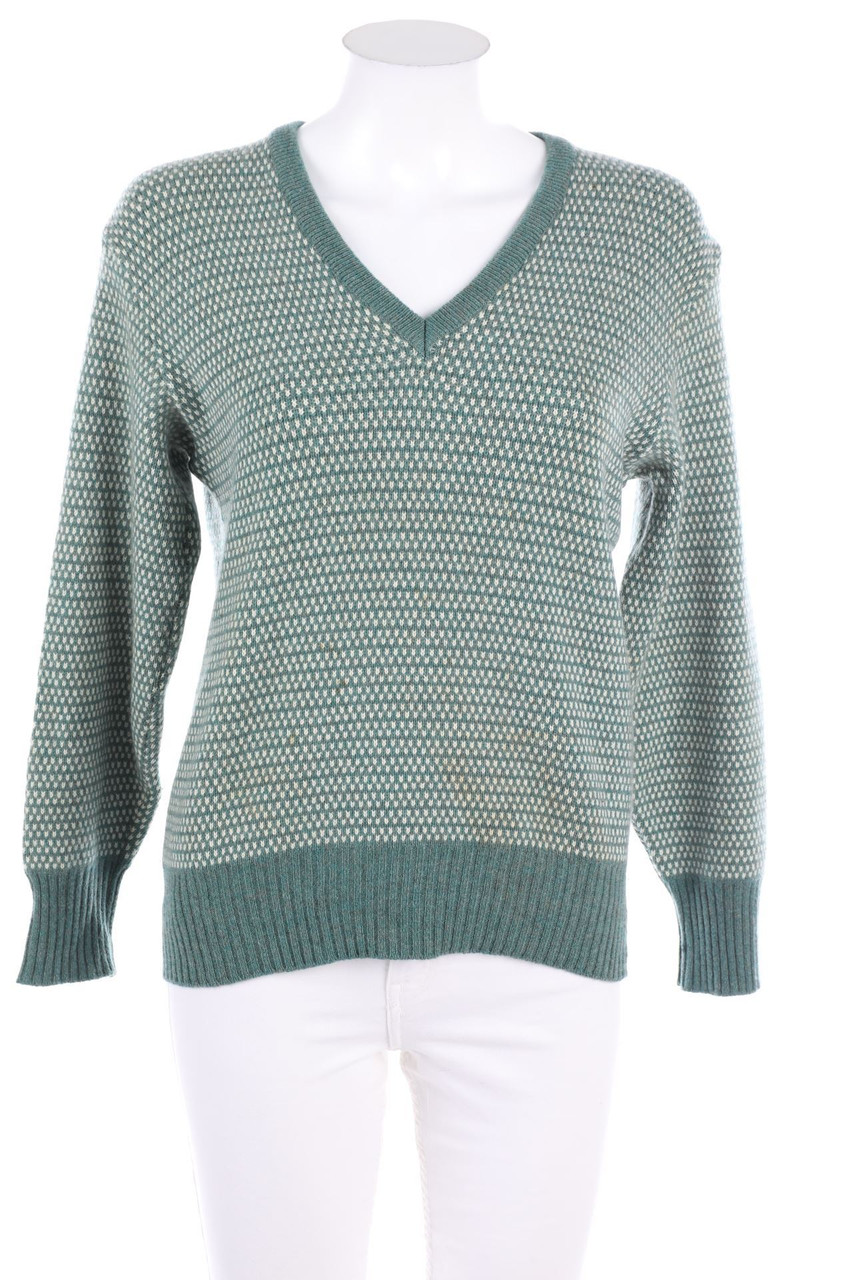 MAISON LAMM St. Moritz - 100% Cashmere V-Neck Pullover - D 36