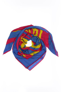 LANVIN PARIS - Muster-Seidentuch mit Logo-Print