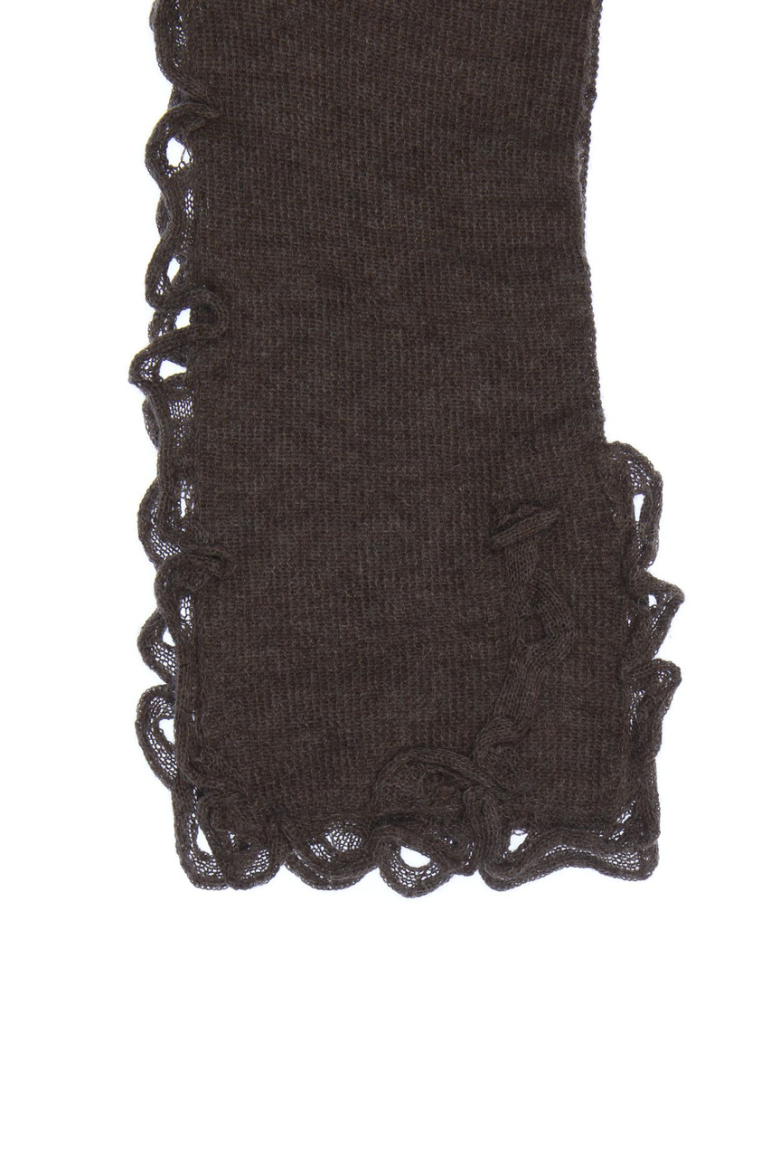 MARY LOU RINALDI - Strick-Schal mit Lochstrick-Details