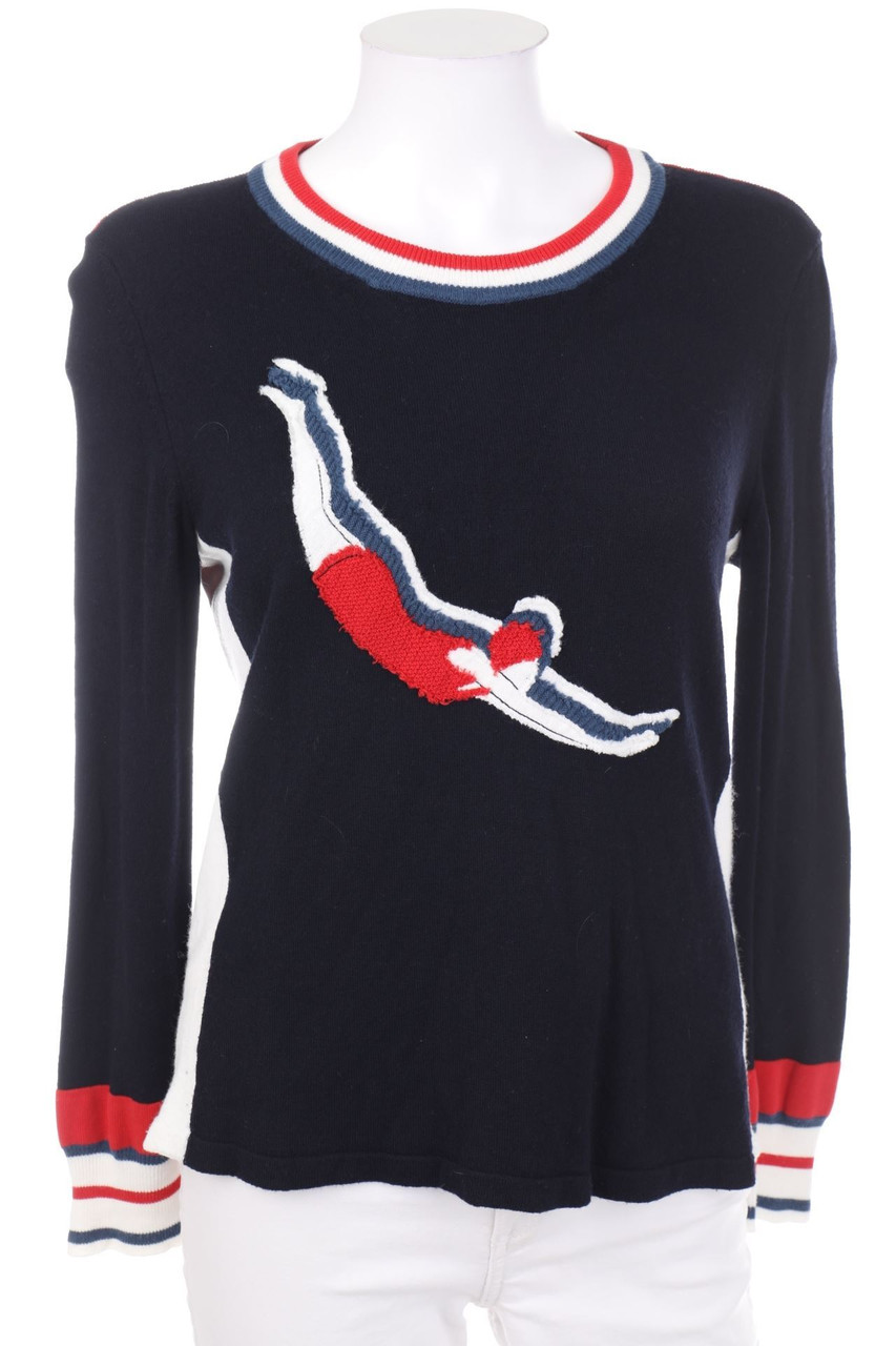 HILFIGER COLLECTION - Strick-Pullover mit Patches - M