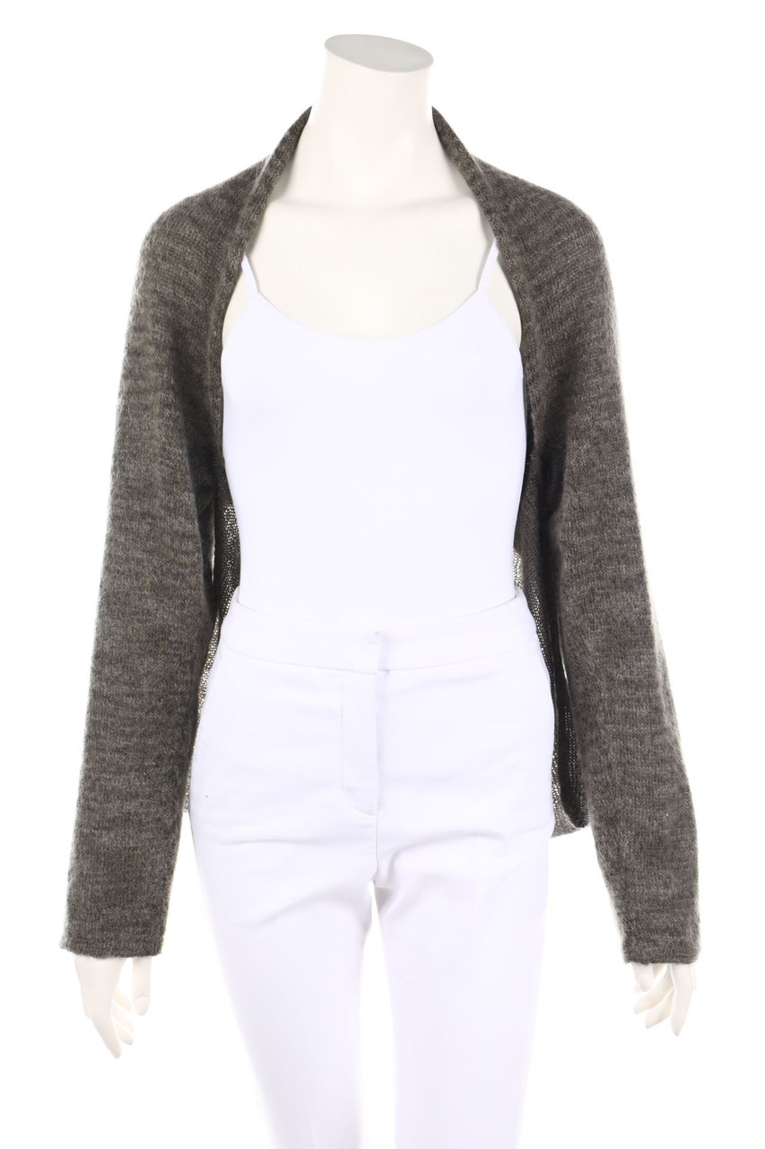 mais il est oú le soleil? - Baumwoll-Bolero mit Mohair - D 40-42