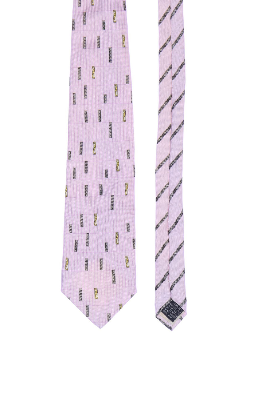 Gianni Versace - Seiden-Krawatte mit Logo-Print