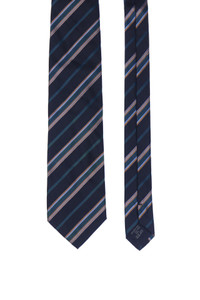 BURBERRY LONDON - silk tie with stripes