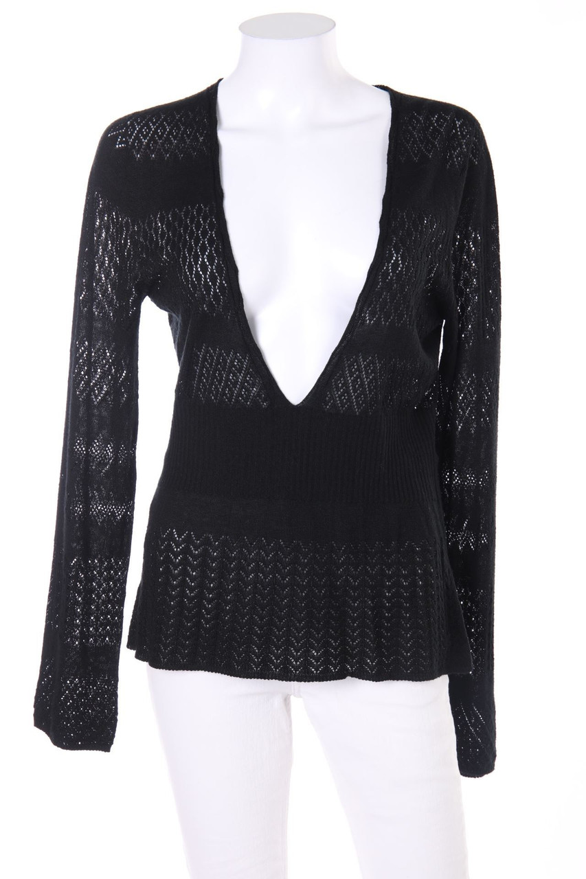 ouí - Pullover, Open Knit with Viscose - D 38