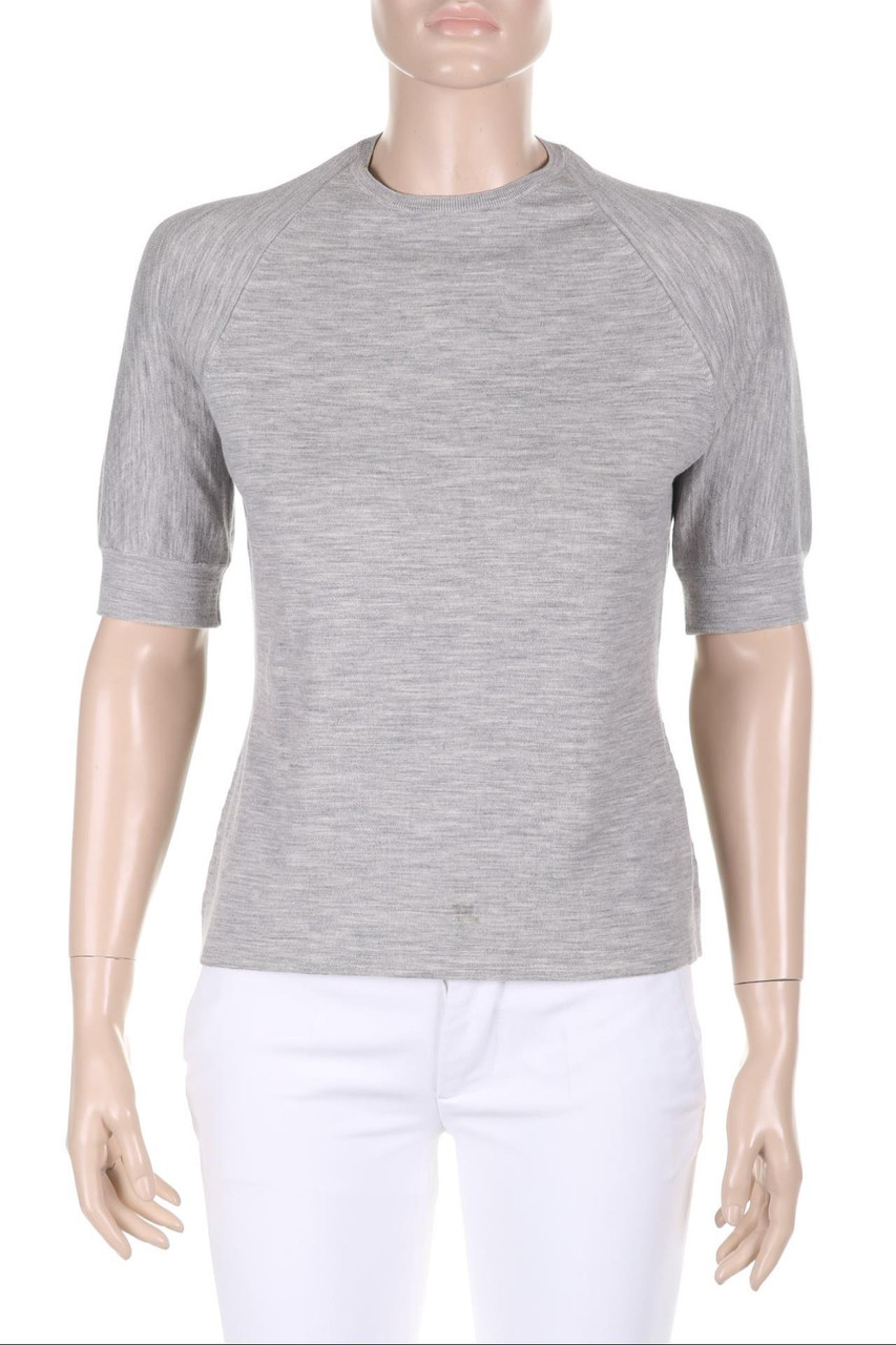 JIL SANDER - Clean Chic-Strick-Pullover mit Wolle - D 38