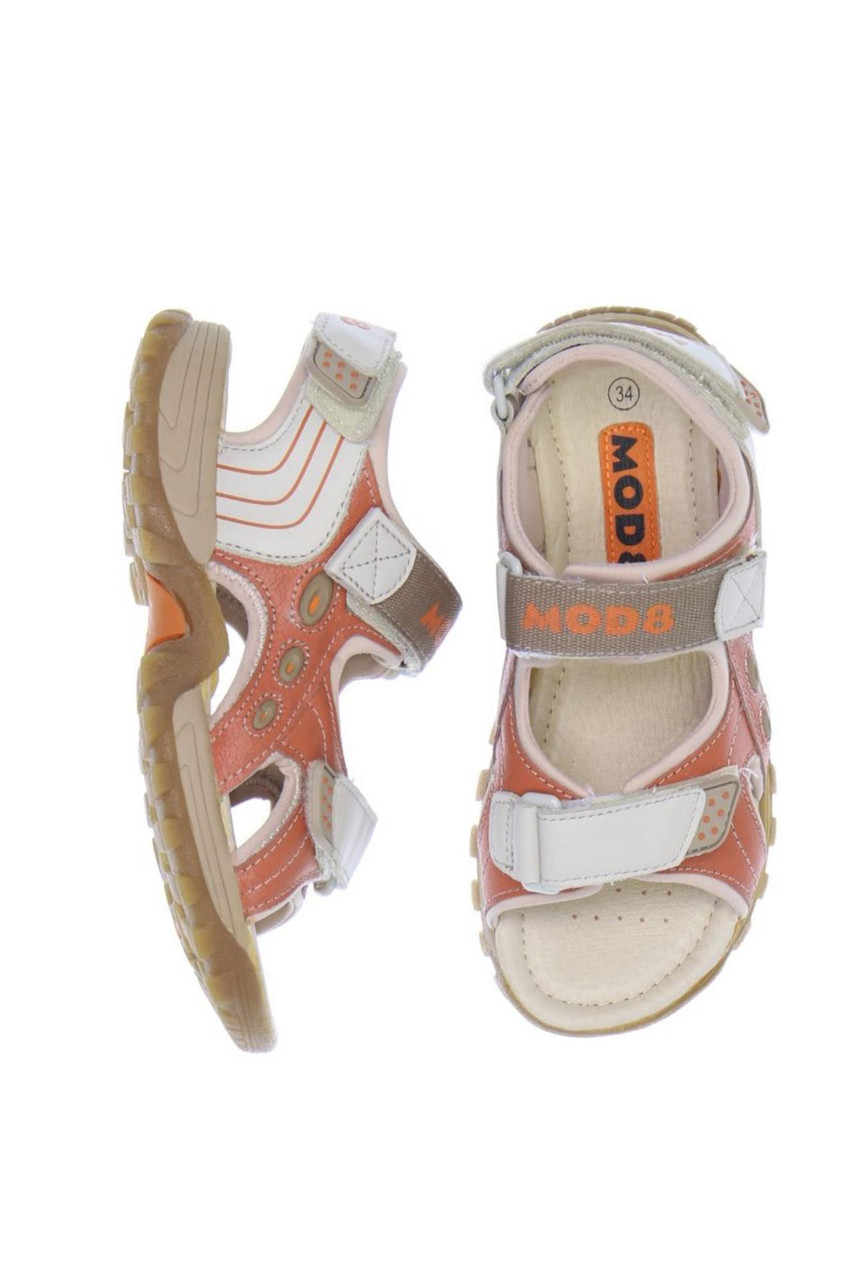 MOD8 - Summer-shoes, Leather with Logo-Print - 34