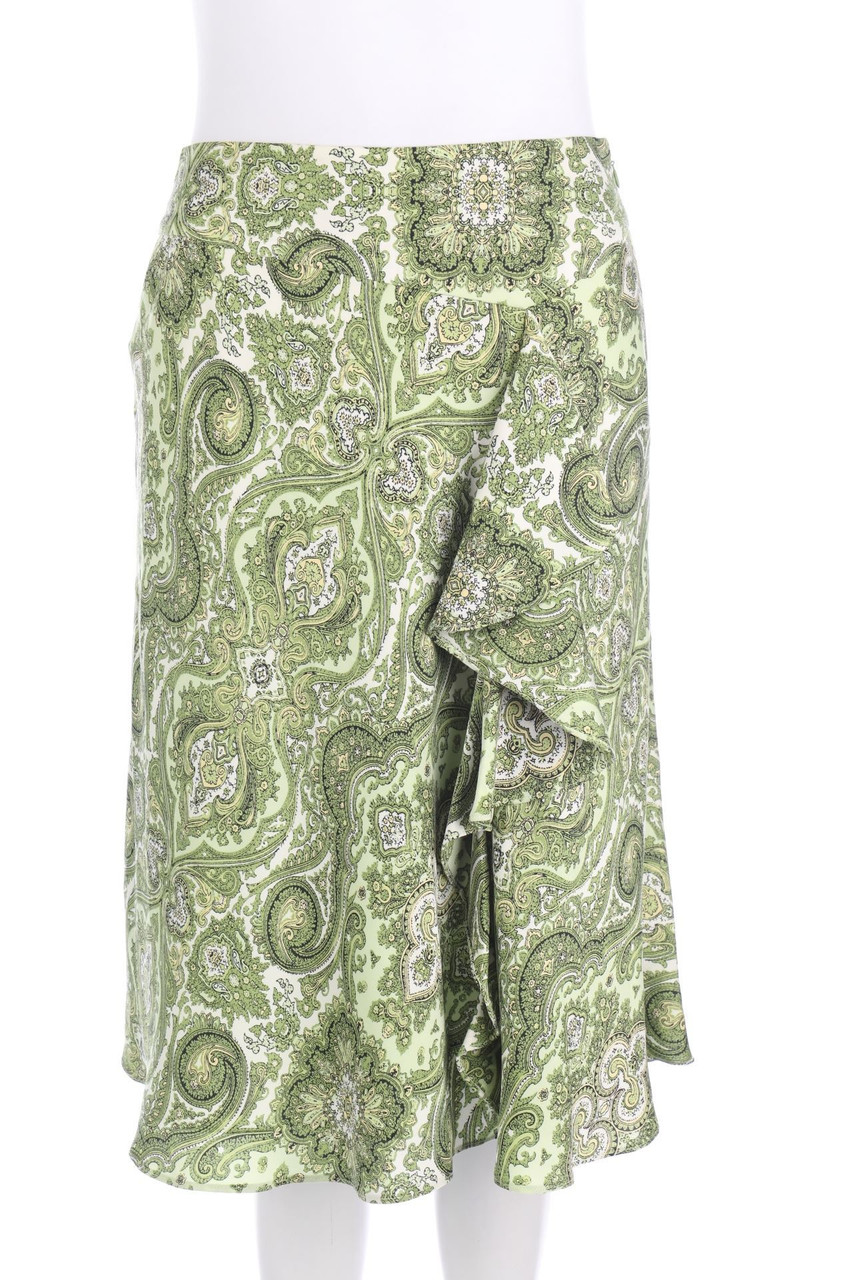 ANN TAYLOR - Skirt, Silk-blend with Paisley Print - D 36-38