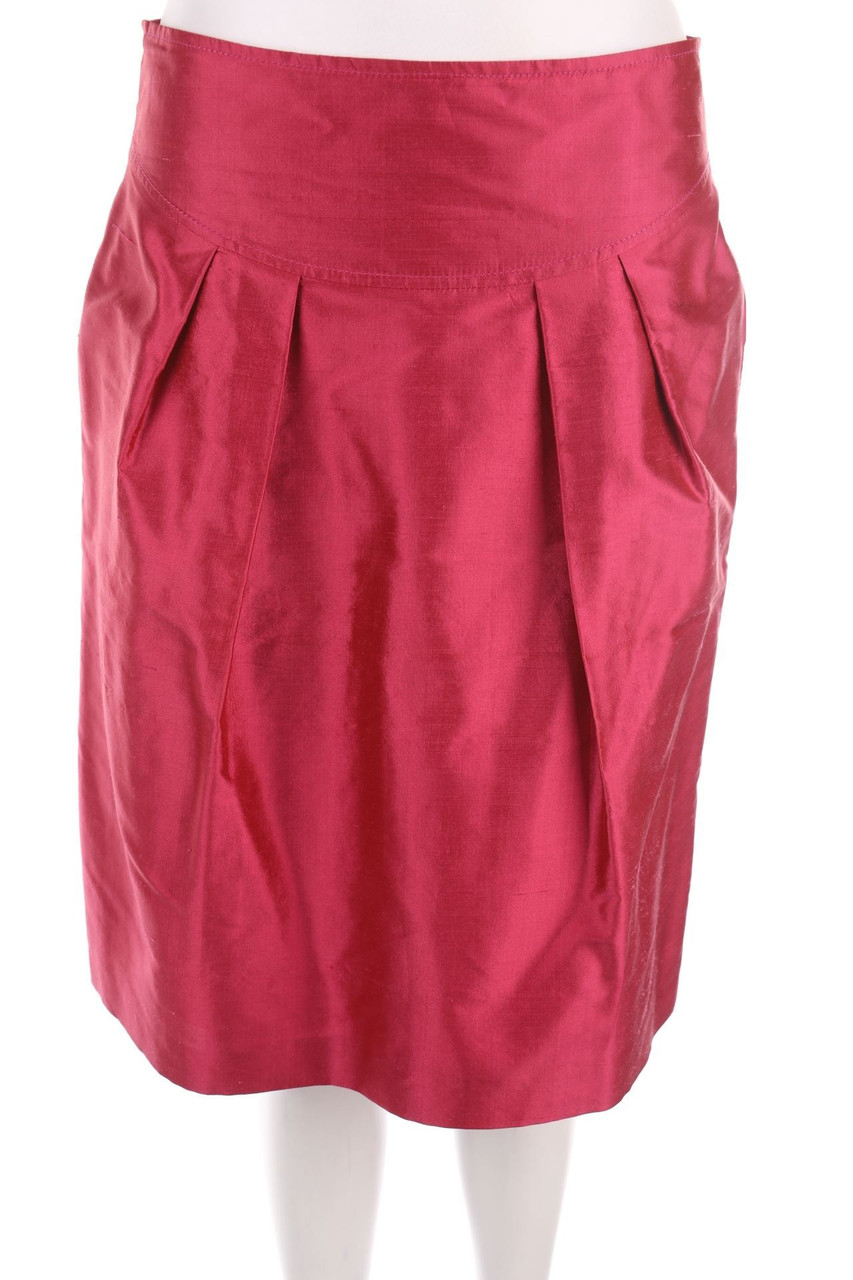 LAURA LINDOR - Silk-Skirt, Pleated - D 40