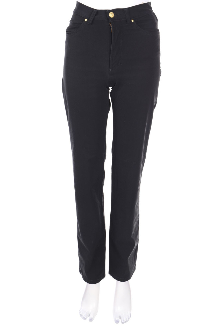 VERSACE JEANS COUTURE - Vintage-High Waist-Pants with Logo Buttons - W29