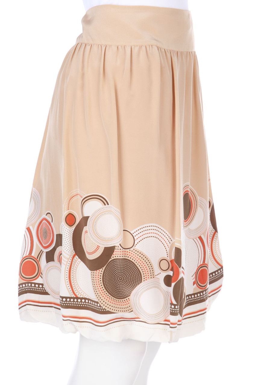 AVANT PREMIERE - Rock aus Seide mit Print - XL