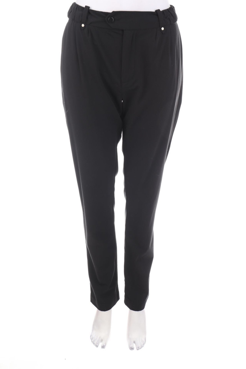 SILVIAN HEACH - Pants, Viscose-blend with Logo Buttons - D 44