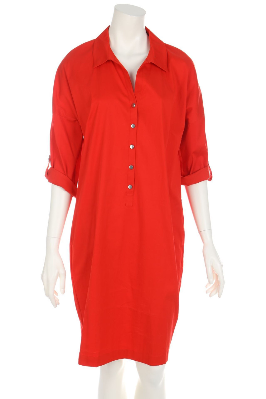 claudia sträter - dress, Cotton-blend with Decorative Buttons - D 40