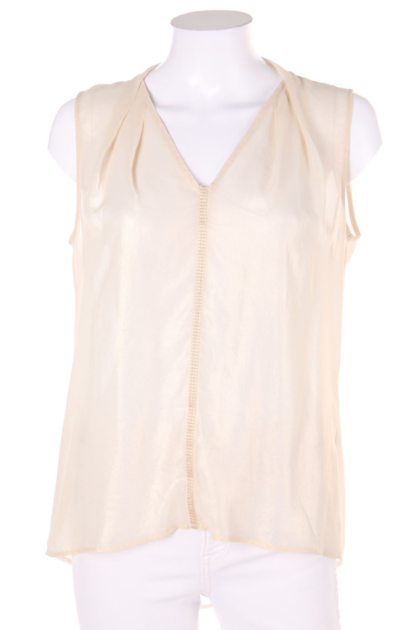 Sinéquanone - Glitzer-Chiffon-Bluse mit Falten - D 42