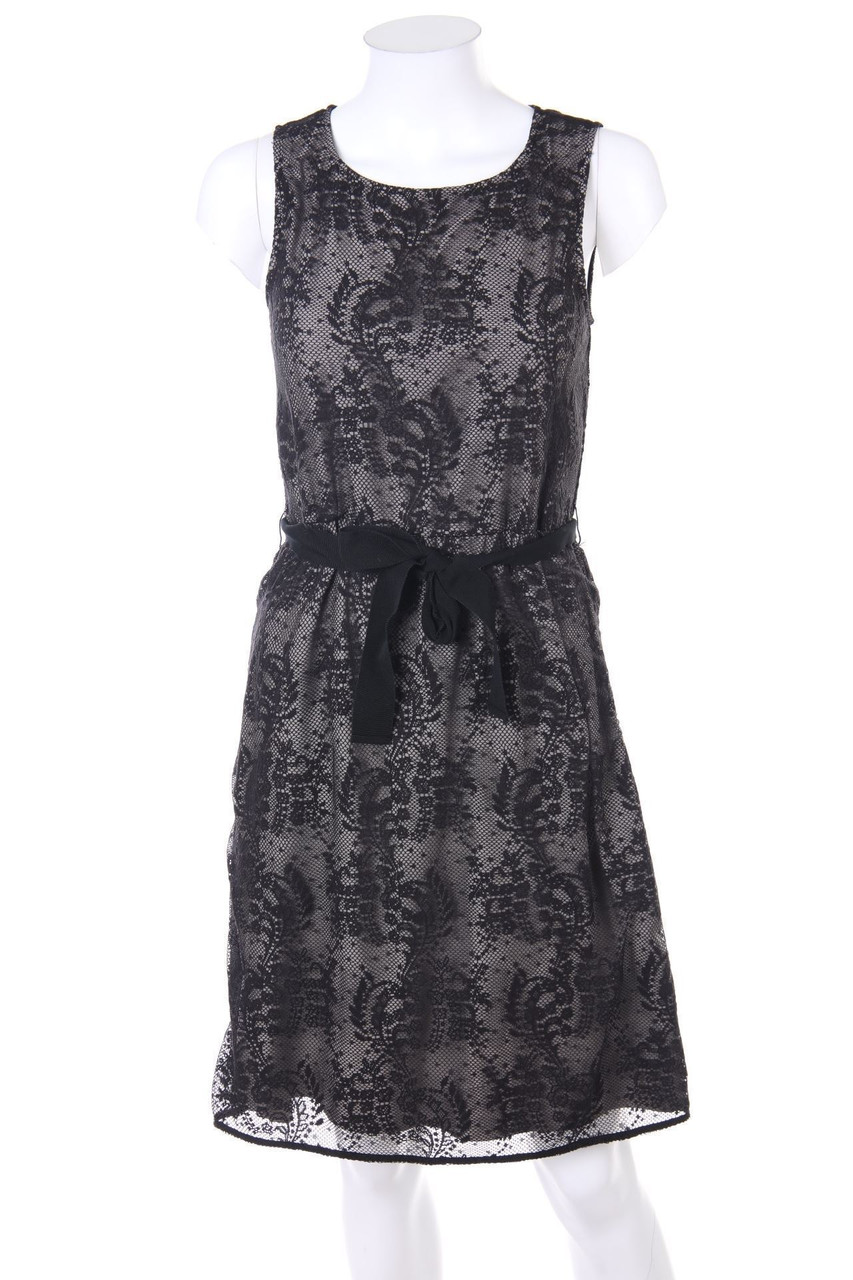 1.2.3. UN DEUX TROIS Paris - Party-Lace Dress, Lace with Belt - D 34
