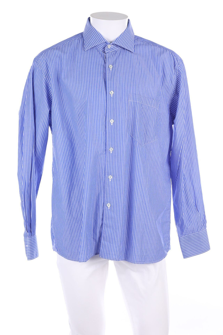 FRATELLI M - gestreiftes Hemd aus Baumwolle - XXL