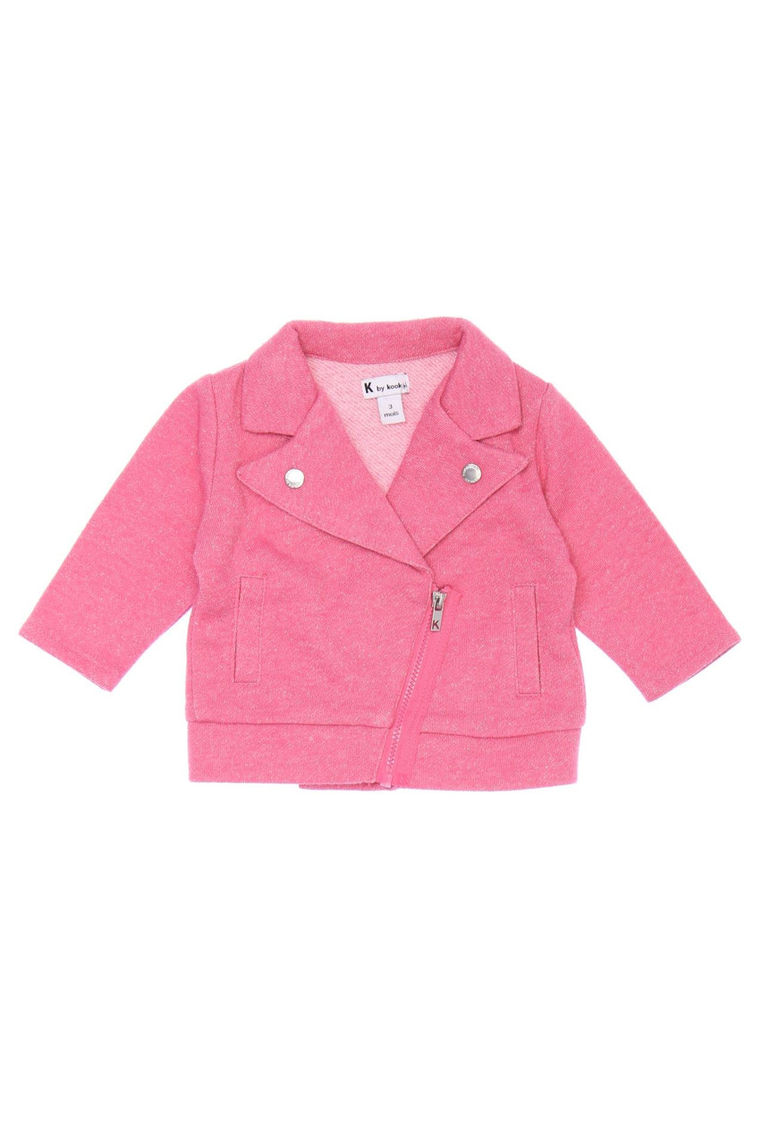 K BY KOOKAI - Glitter-jacket with Zipper Closure - 98