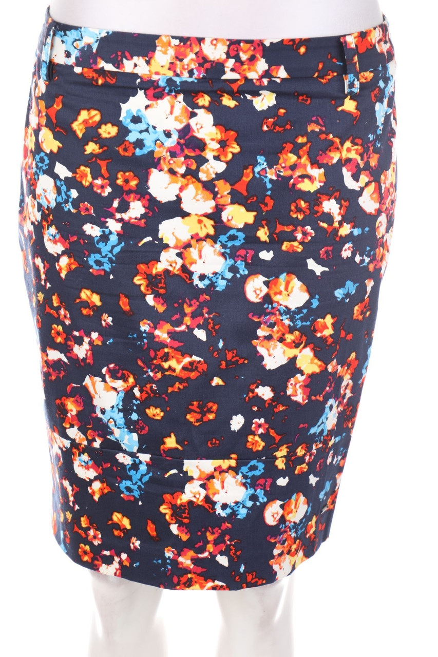 TOMMY HILFIGER - Skirt, Cotton-blend with Flower Print - D 38
