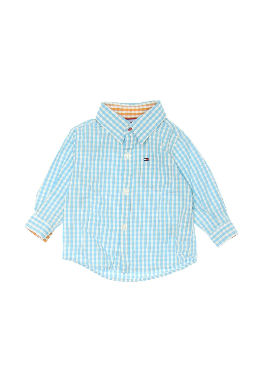 TOMMY HILFIGER - Checked shirt, Cotton with Logo-Stitching - 68