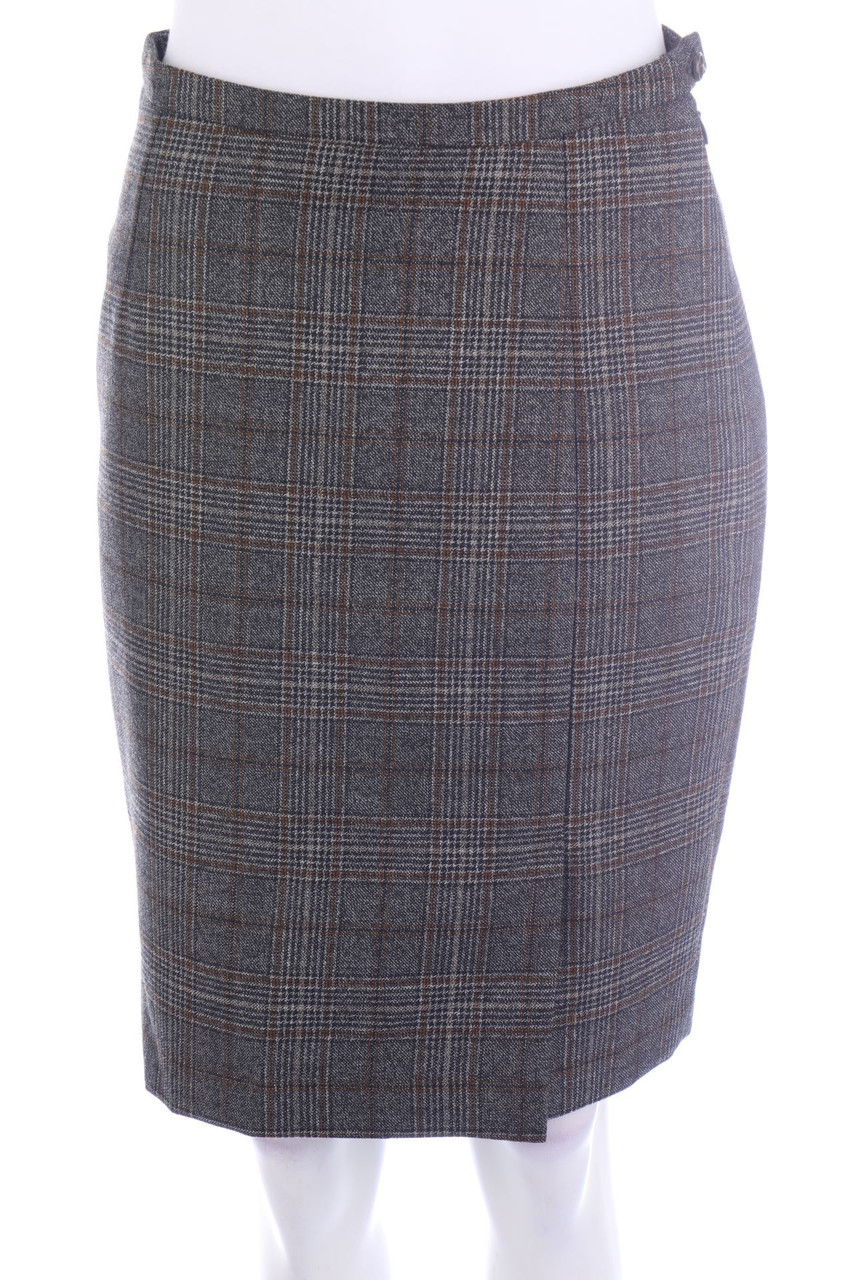 TIGER OF SWEDEN - Checked Skirt with wool - D 38