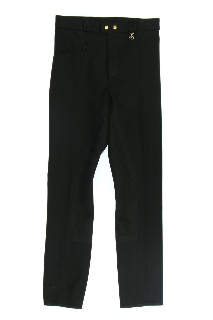 Golden Dress - pants with Leather Details - 182