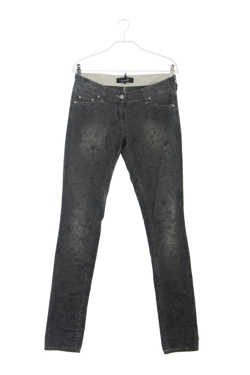 ISABEL MARANT - Used Look Skinny Jeans with Print - S